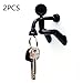 Set of 2 Refrigerator Fridge Key Magnet Holder with Wall Climbing Man Design and Strong Magnet Key Holder Hook Rack Magnet for Home Office Present Decoration by TheBigThumb
