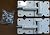 Vinyl Fence Self Closing Gate Hinges (White Pair)