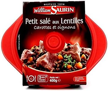 William Saurin Petit Sale Aux Lentilles Cocotte 400g Lot De 3