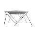 MSC 3 Bow 4 Bow Bimini Top Boat Cover with Rear Support Pole and Storage Boot(Grey, 3 Bow 6'L x 46