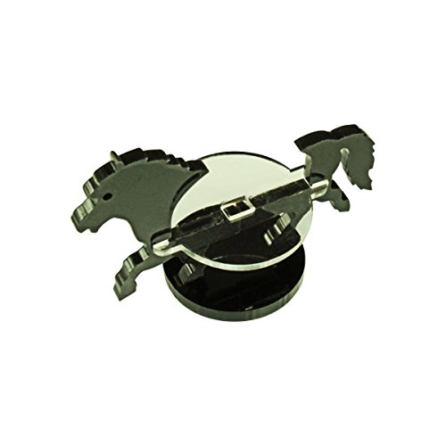 Litko Game Accessories Pony Character Mount with 1-inch Circle Base, Black