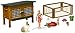 Schleich North America Rabbit Hutch with Rabbits & Feed Playset
