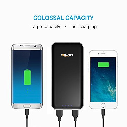 Topmate Power Bank Portable Charger 20000mAh External Battery with One Input 2.5A＆Output 3A Type-C and Dual-Ports USB Output Backup Battery Packs for Android iOS Devices etc.|Black … - Thumbnail 5