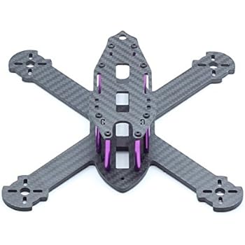 Usmile 210mm 4mm Thickness X Style Carbon Fiber Quadcopter Frame Kit Mini Quad FPV Quad Quadcopter Like QAV-X 210 QAV-X 250 Suit for 1806 2204 brushless Motor 5