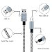 Frieso 3Pack 10ft Premium Micro USB Charging Cable High Speed Extra Long USB Charger for Android,Samsung,Nexus, HTC, Motorola, Nokia,HUAWEI and More.(Gray)