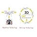 FengLan Remote Control Mode 4 Channel 2.4G 6-Axis Gyro RC Headless Quadcopter X5SW-1 Drone UAV with 2MP HD Wifi Camera (FPV) for Real Time Video Transmission (Black)