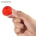 Coopay Fishing Bobbers 30Pcs-50Pcs/Lot Hard ABS Fishing Floats Set Snap on Float Red/White Bobbers Push Button Round Buoy Floats Fishing Tackle Accessories (0.5+1+1.25+1.5+2=50pcs)