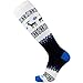 Warm Ski Socks – Winter Sweater Deer Sock for Skiing – Merino Wool Winter, Snowboard Socks for Men and Women – OTC Knee High (S, Charcoal Black-Cobalt Blue-White)
