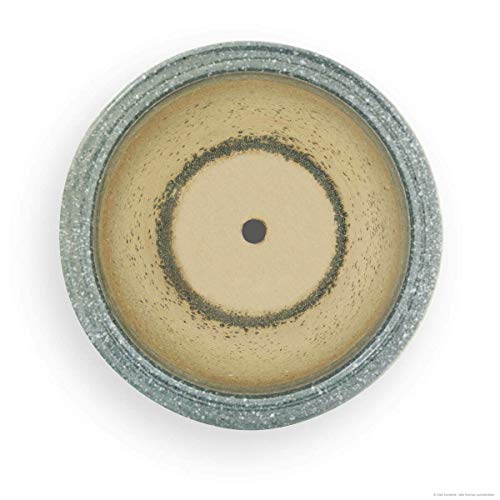 K&K Keramik Pflanzkübel Venus II, 22 x 18 cm, Granit – Bild 3