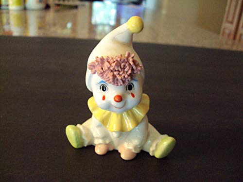 6 Adorable+Vintage+Enesco+Clown+Figurines