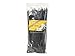 Monoprice Cable Tie 8 inch 40LBS, 100pcs/Pack - Black