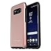 OTTERBOX Symmetry Series for Samsung Galaxy S8 - Frustration FRĒe Packaging - Pink Gold (Black/Pink Gold Graphic)