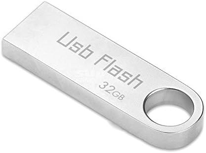 OurSea Metal 32GB USB Flash Drive 2.0 - Silver with Keychain Design (Standard Packaging) / Os-007-32