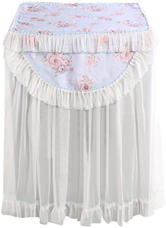 Beautiful Lace Ruffle Floral Washing Machine Dust Cover Hood Protection Front Load Dryer Durable Soft Home 60 * 60 * 85 Sunscreen Avoiding Discoloration Paint Stripping Aging (H)
