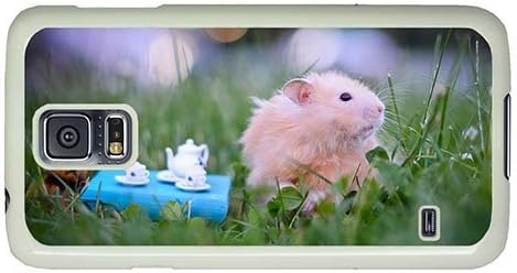 Hipster cheap Samsung Galaxy S5 Case hamster teatime PC White for Samsung S5