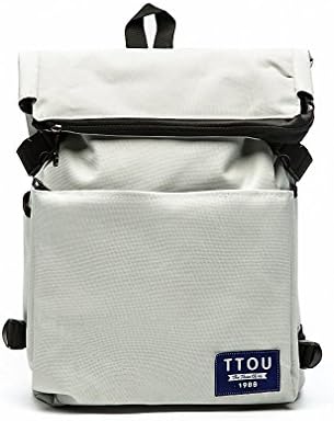 Teenager Fasion Canvas Backpacks School Backpack Travel Bag Women Large Capacity For Girls White 40x27x12cm