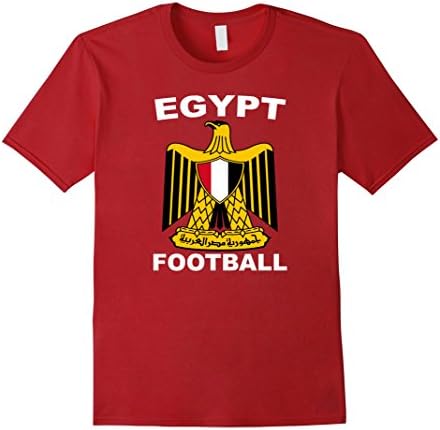 Mens Egypt Football Futbol Soccer Tshirt Tees Large Cranberry