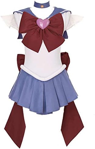 CHIUS Cosplay Costume Fighting Uniform for Sailor Saturn Tomoe Hotaru Version 3