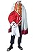 DAZCOS Anime Hokage Kakashi Hatake 6th Sixth Cosplay Hat Ninja Accessory (Hokage Red)