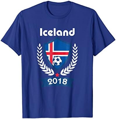 Iceland Soccer shirt Team Iceland 2018 TShirt Football