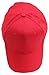 Plain Baseball Cap in Red