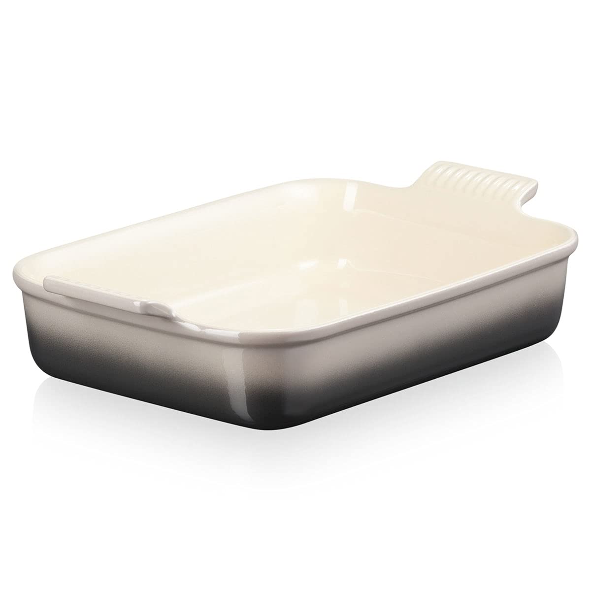Le Creuset Heritage Rectangular Dish, Stoneware, 32 cm, 2.31 kg, Flint, 71102324440001
