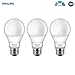 Philips LED A19 SceneSwitch Daylight 3-Setting Light Bulb: Bright/Medium/Low (60-Watt Equivalent) E26 Base, 3-Pack