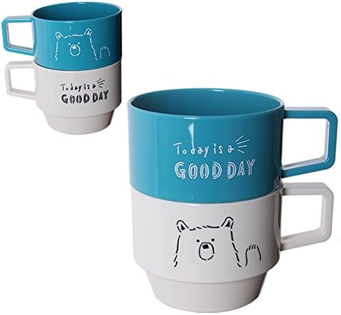 Amazon Co Jp コップ プラスチック 割れない 2個セット マグカップ スタッキング カップ 服 ファッション小物