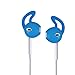 BLUEWALL Eargel Ear Tips for iPhone 7 Earpods, iPhone7 Plus Earpod Earphone Gel Cover Comfortable Soft Gel Thin Anti-Slip Sport Hook Design,4 Pairs,Black White Orange Blue