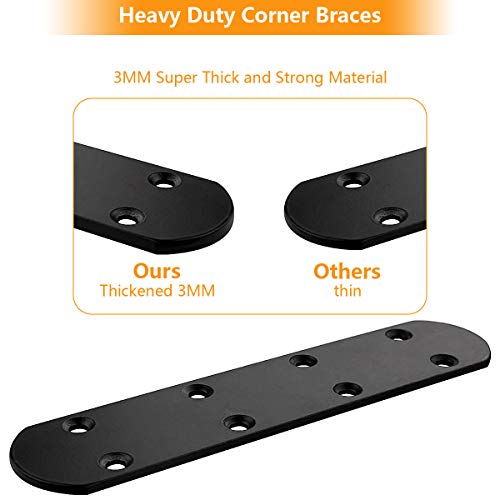 4 Straight+Brackets+Mending+Joining+Connector