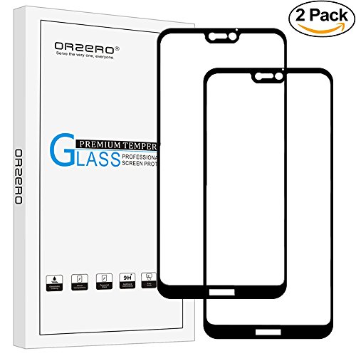 [2 pack] orzero for huawei p20 lite tempered glass scre…