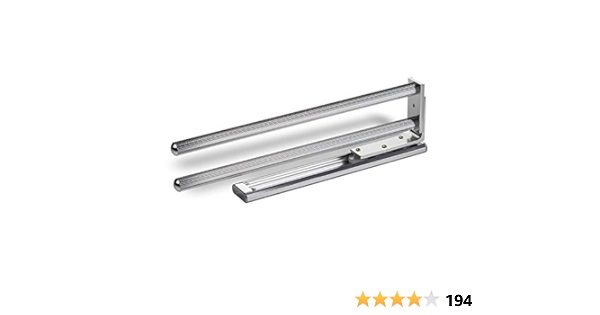 SO-TECH® Toallero Extensible de 2 Brazos Girable 335 mm Cromo ...