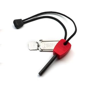 Light My Fire Feuerstahl Scout für 3.000 Zündungen, rot, M, Scout rot