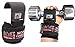 Weight Lifting Hooks Heavy Duty PRO Deadlift Straps Hand Grip Support Power Lifting Grips Weightlifting Shrugs Gym Gloves Men & Women (Black Flat Reversed Hooks, Men-Wrist Size Large)