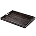 JPCRAFT Simply Espresso Brown Rectangle Wooden Serving Tray Breakfast Tray with Handles, 17 by 12-Inch