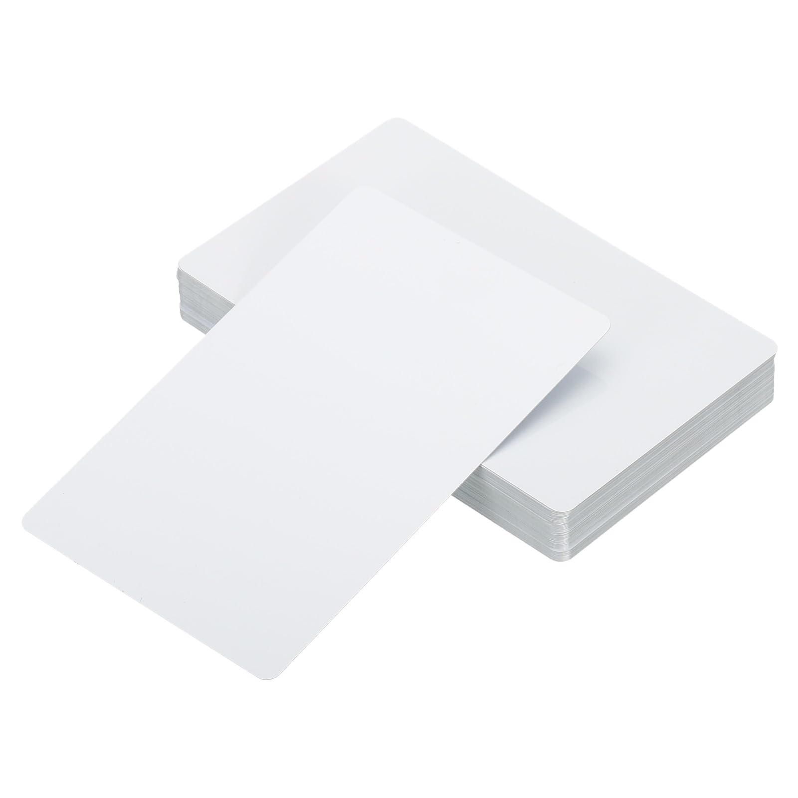 YOKIVE 150Pcs Sublimation Printable Blank Card, Personalized Business Card | Double-Sided Printing, Great for DIY Card, Picture(White, 0.21mm Thick 3.4x2.1 Inch)