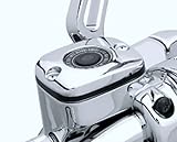 i5 Chrome Front Brake Fluid Reservoir Cap to fit Harley Davidson Sportster 883 1200 Softail Dyna Electra Glide Road King