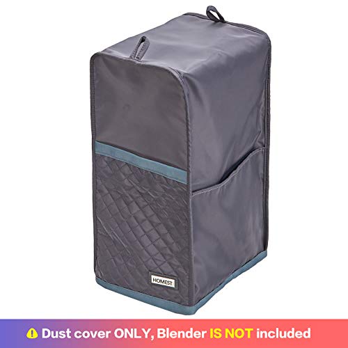 HOMEST Quilted Blender Dust Cover with Accessory Pocket Compatible with