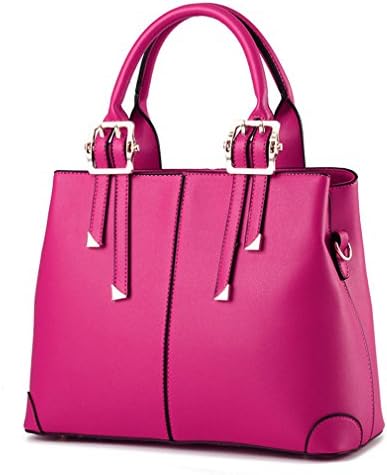 TALLEST Elegant Classic Fashion Ladies Occident Style Handbags Solid Color Yellow Pink Green Red Totes Rose