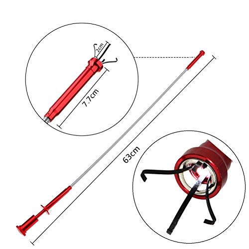 SUPERYO Magnetic Claw Pick-Up Tool Lighted Flexible Claw Grabber for Litter Pick Home Sink Garden