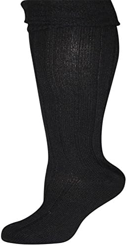 Mens Scottish Highland Wear Kilt Hose Socks,black