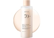 ANUA Rice 70 Glow Milky Toner, for Glass Skin and Brightening, Rice Water, Niacinamide, Ceramides, Panthenol, Fragrance-Free,