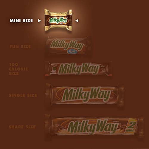 MILKY WAY Milk Chocolate Minis Size Candy Bars 11.5-Ounce Bag (Pack of 4)