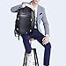 LUXUR 37L Laptop Backpack USB Charging Port Nylon Waterproof Casual School Business Travel Daypack