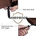 Vailge Patio Chair Covers, Lounge Deep Seat Cover, Heavy Duty and Waterproof Outdoor Lawn Patio Furniture Covers (1 pack-Medium Beige & Brown)