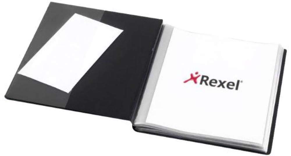 Rexel Nyrex Slimview Display Book A4 Black (50 Pockets)