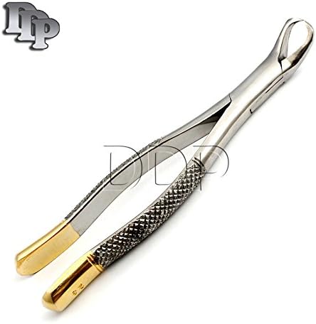 Premium German Grade Dental Tooth EXTRACTING Forceps #23 Cow Horn Lower Molar Dental Instruments