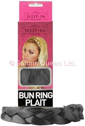 Sleep In Rollers Bun Ring Plait Thin Black Amazon Co Uk Beauty