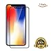Qurence KKA110901 iPhone X Screen Protector Tempered Glass, iPhone X Full Coverage Film [Black Edge] Screen Protectors 0.33mm for Apple iPhoneX/10 [ Case Friendly ]