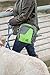 Dog Walking Bag with Collapsible Bowl and Waste Bag Dispenser, Converts to Cross Body or Waist Pack. Perfect for Travel, Dog Parks, Hiking, Training, Camping, Beach. Great Gift for Dog Lovers (Green)